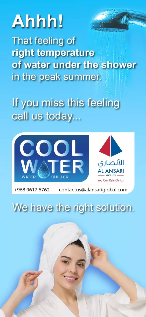 Cool Water Shower in Oman Al Ansari Global
